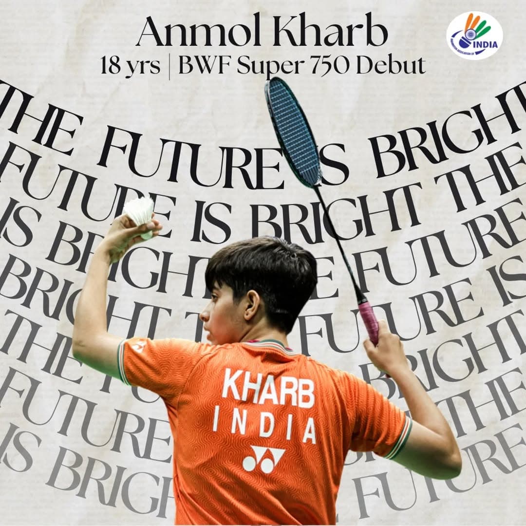 Headshot of Anmol Kharb, professional badminton athlete